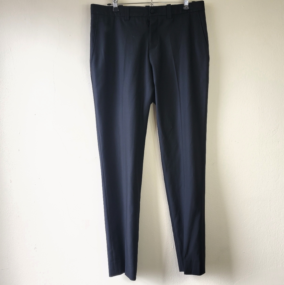 Balenciaga Black‎ Button Fly Dress Pants